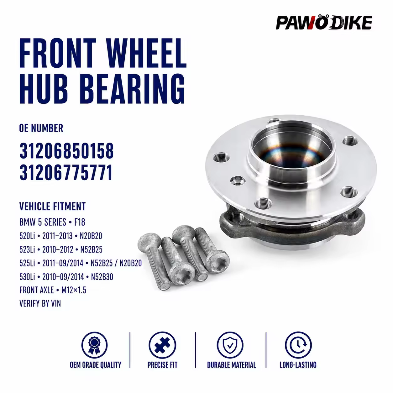 Wheel Bearing for Mercedes-Benz (W223 / W206 / F18) — view 7