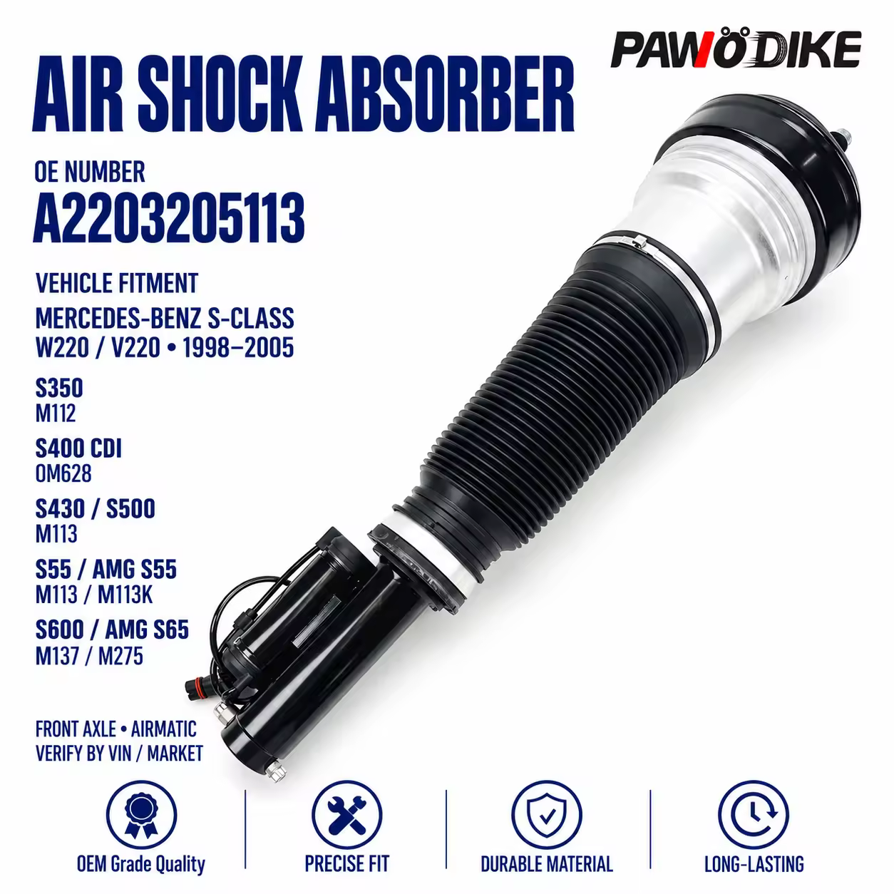 Shock Absorber for Mercedes-Benz M-Class / GLE (W166) — view 7