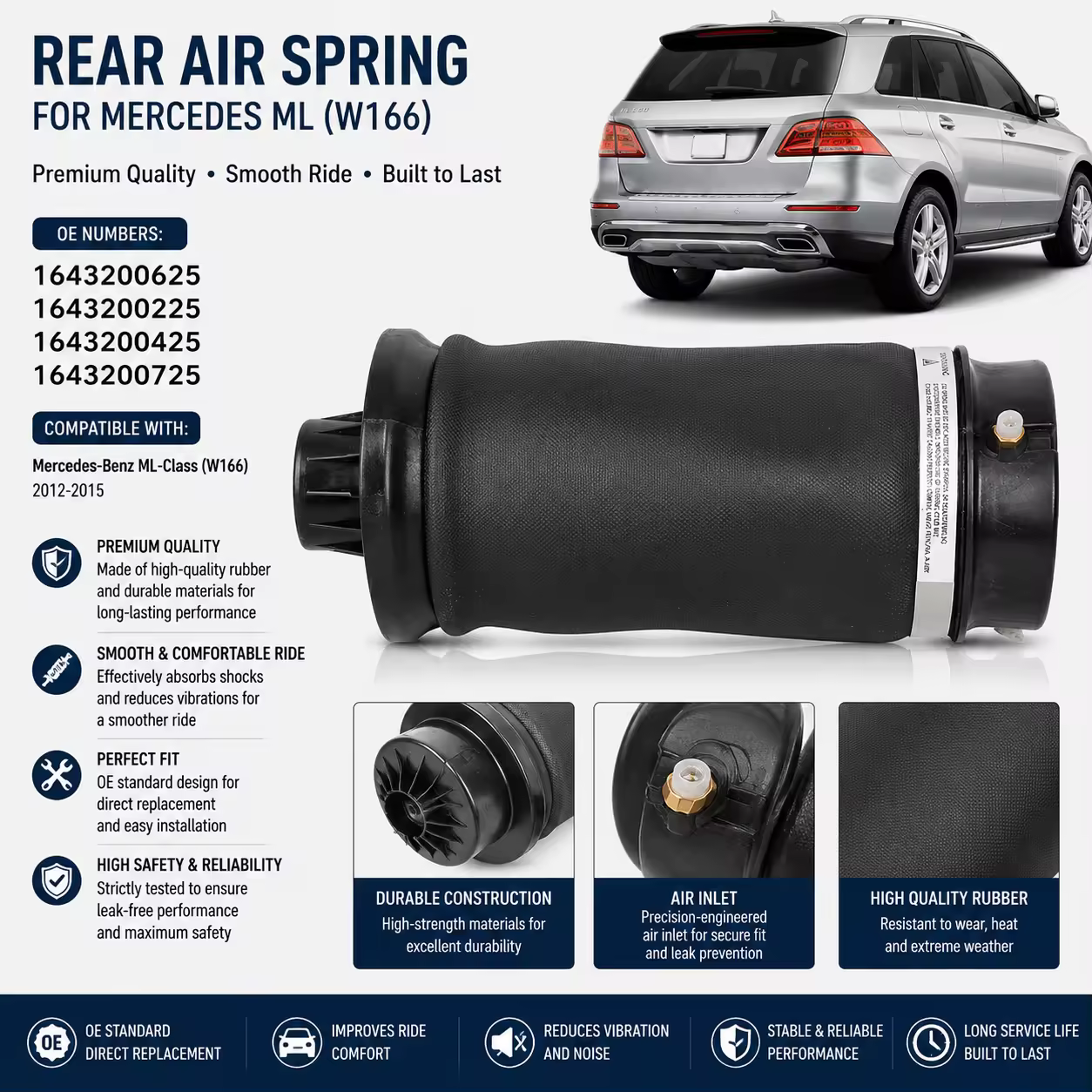 Shock Absorber for Mercedes-Benz M-Class (W164) — view 7