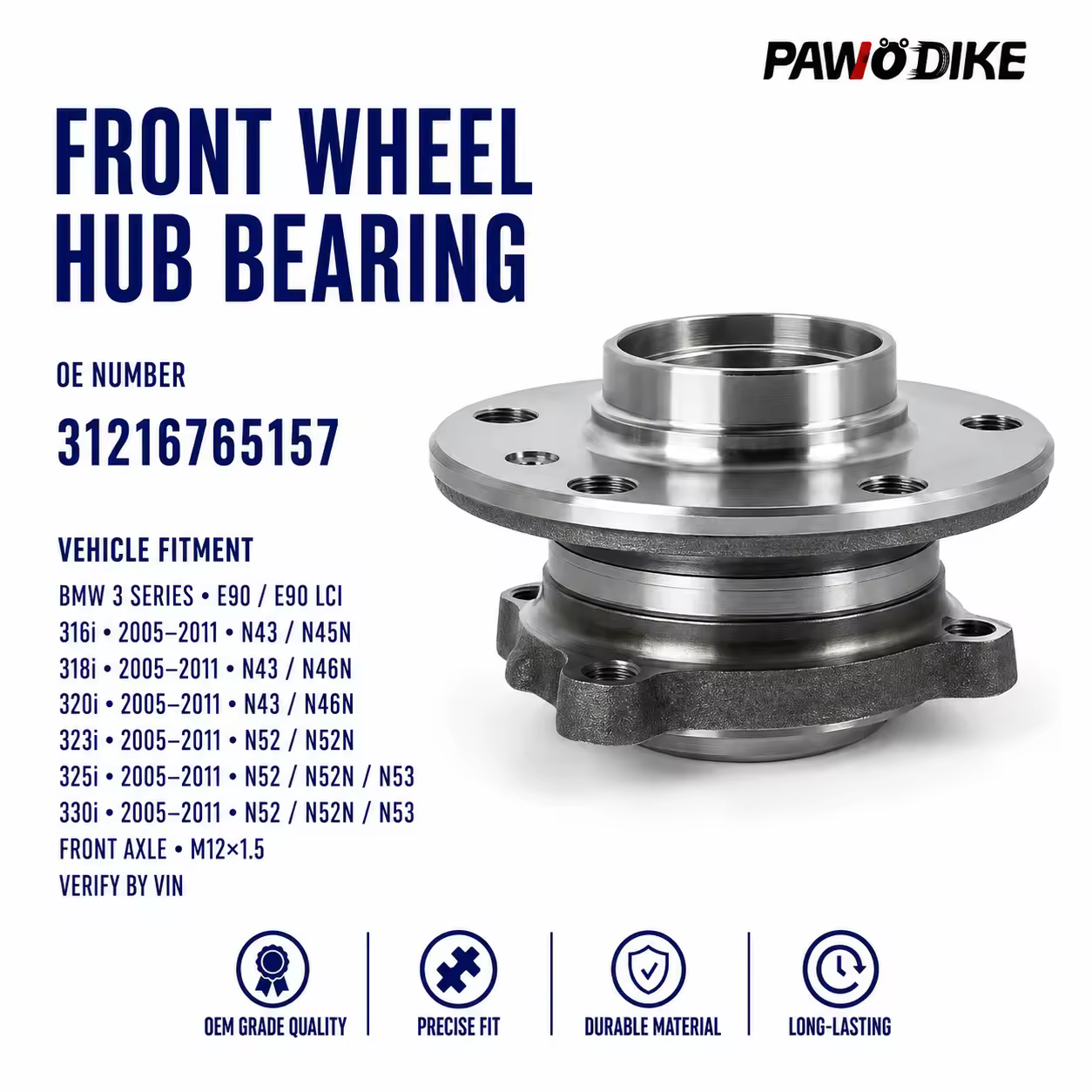 Wheel Hub Bearing for BMW 3 Series (E90)