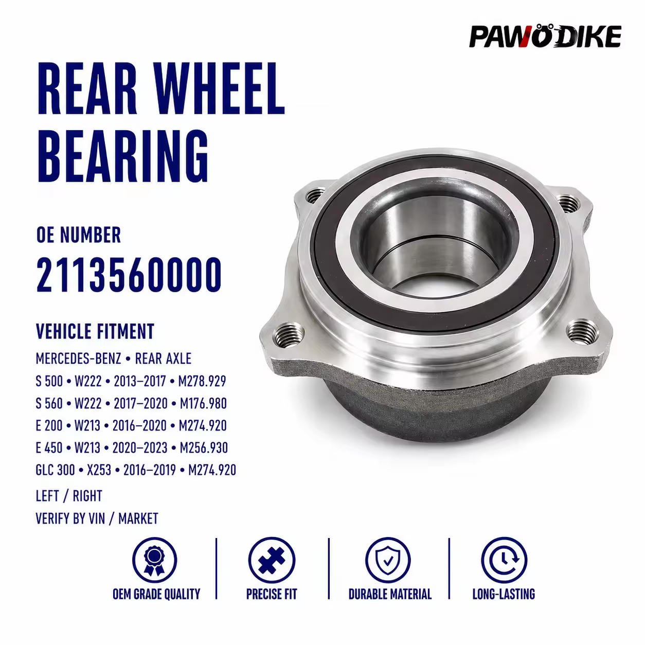 Wheel Bearing for Mercedes-Benz (W222 / W213 / X253)