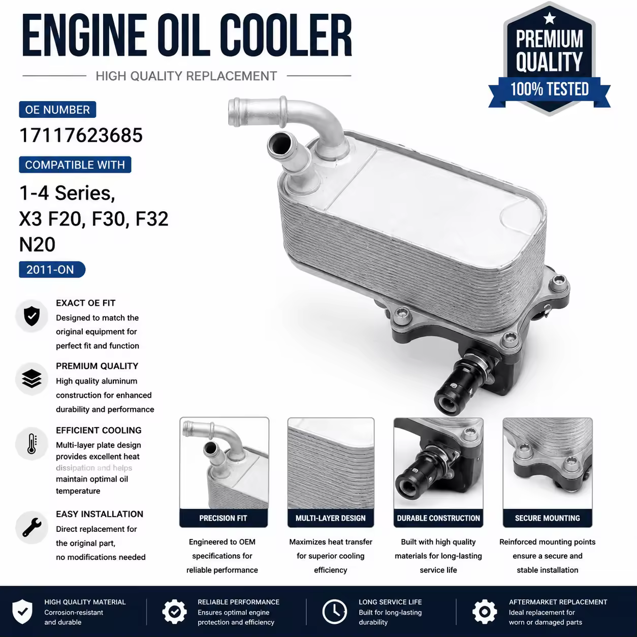 Oil Filter Housing for BMW (E46 / E60)