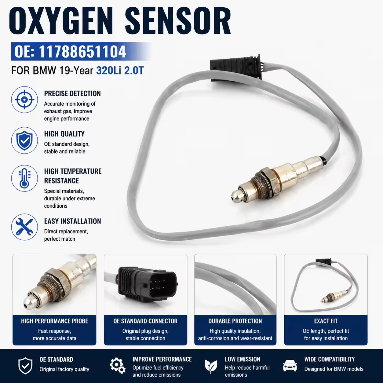 Oxygen Sensor for BMW (chassis to be confirmed)