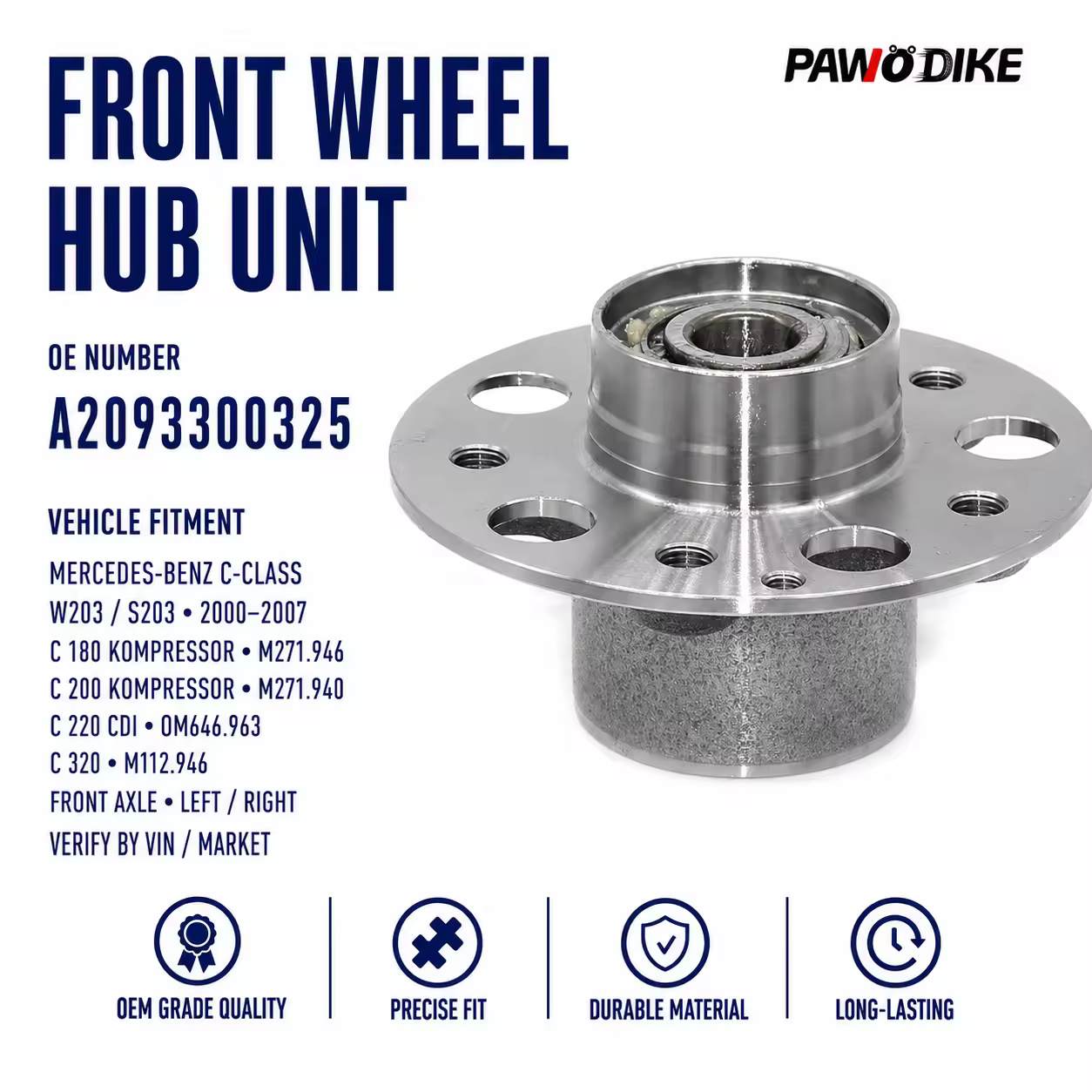Wheel Hub Bearing for Mercedes-Benz C-Class (W203)