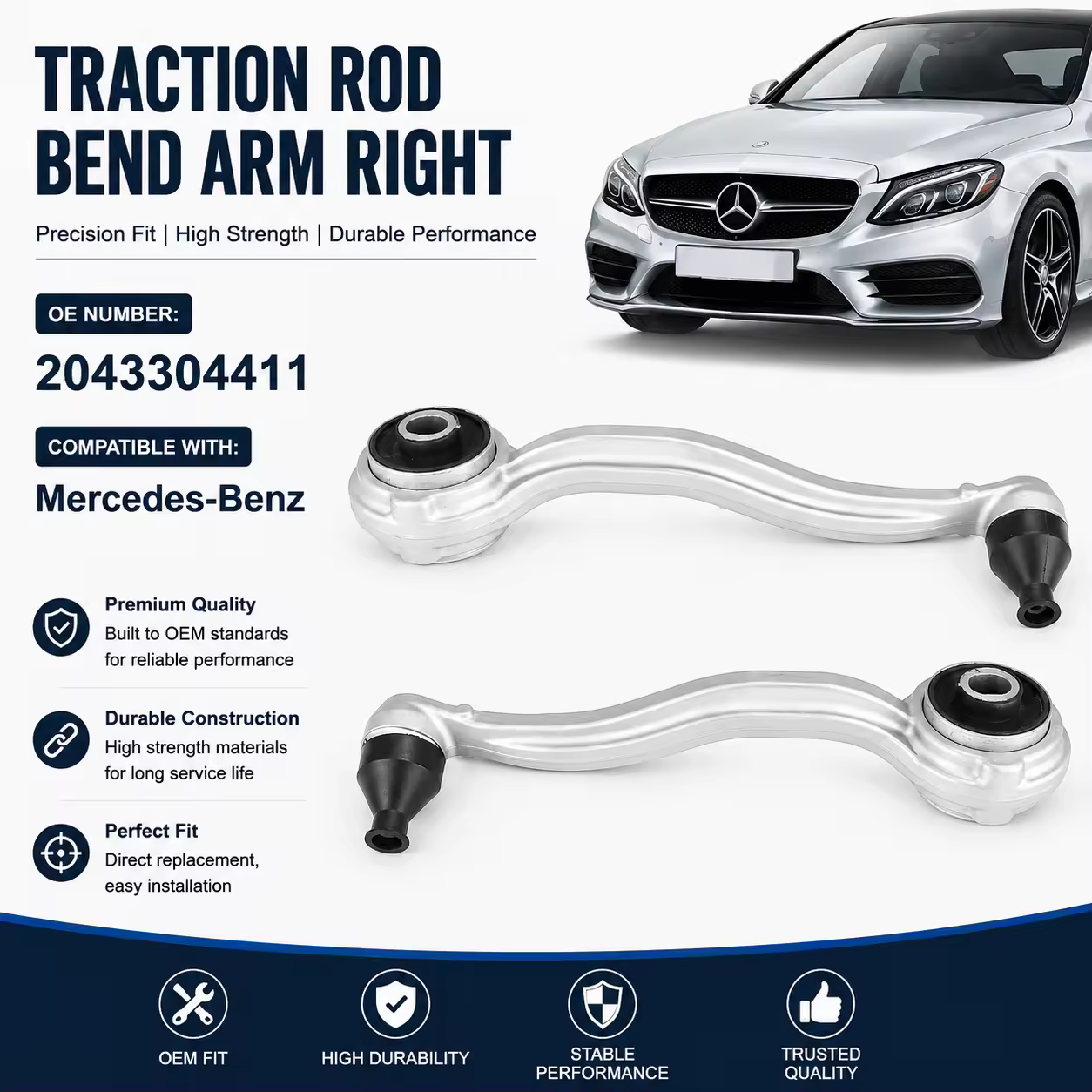 Traction Rod for Mercedes-Benz C-Class (W204)