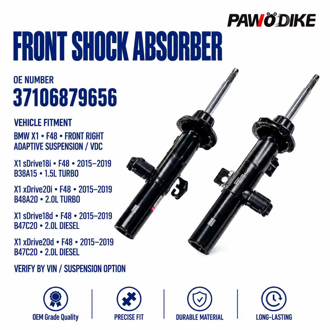 Shock Absorber for BMW X1 (F48)
