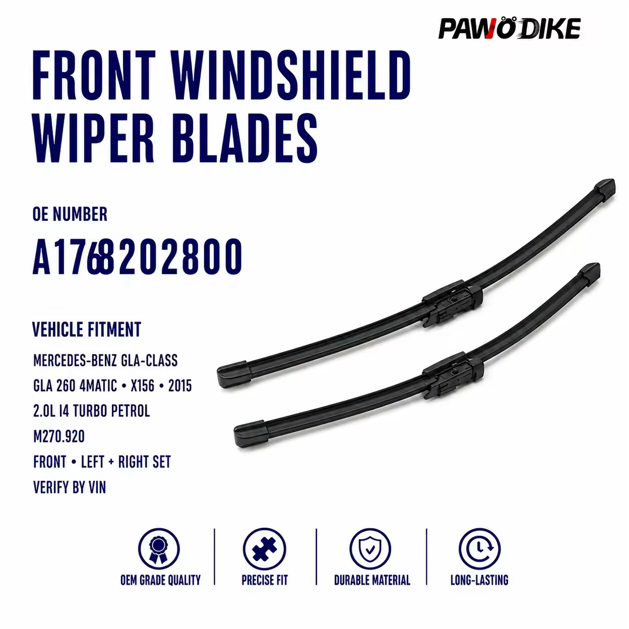 Wiper for Mercedes-Benz A-Class (W176)