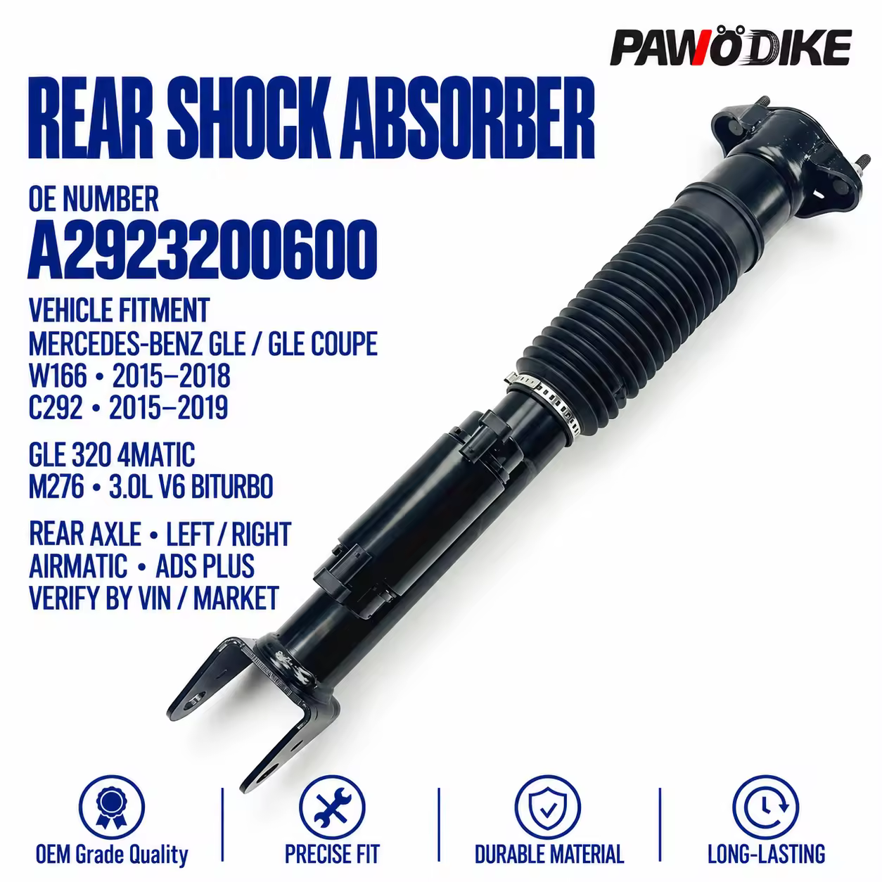 Shock Absorber for Mercedes-Benz (W166 / W292)