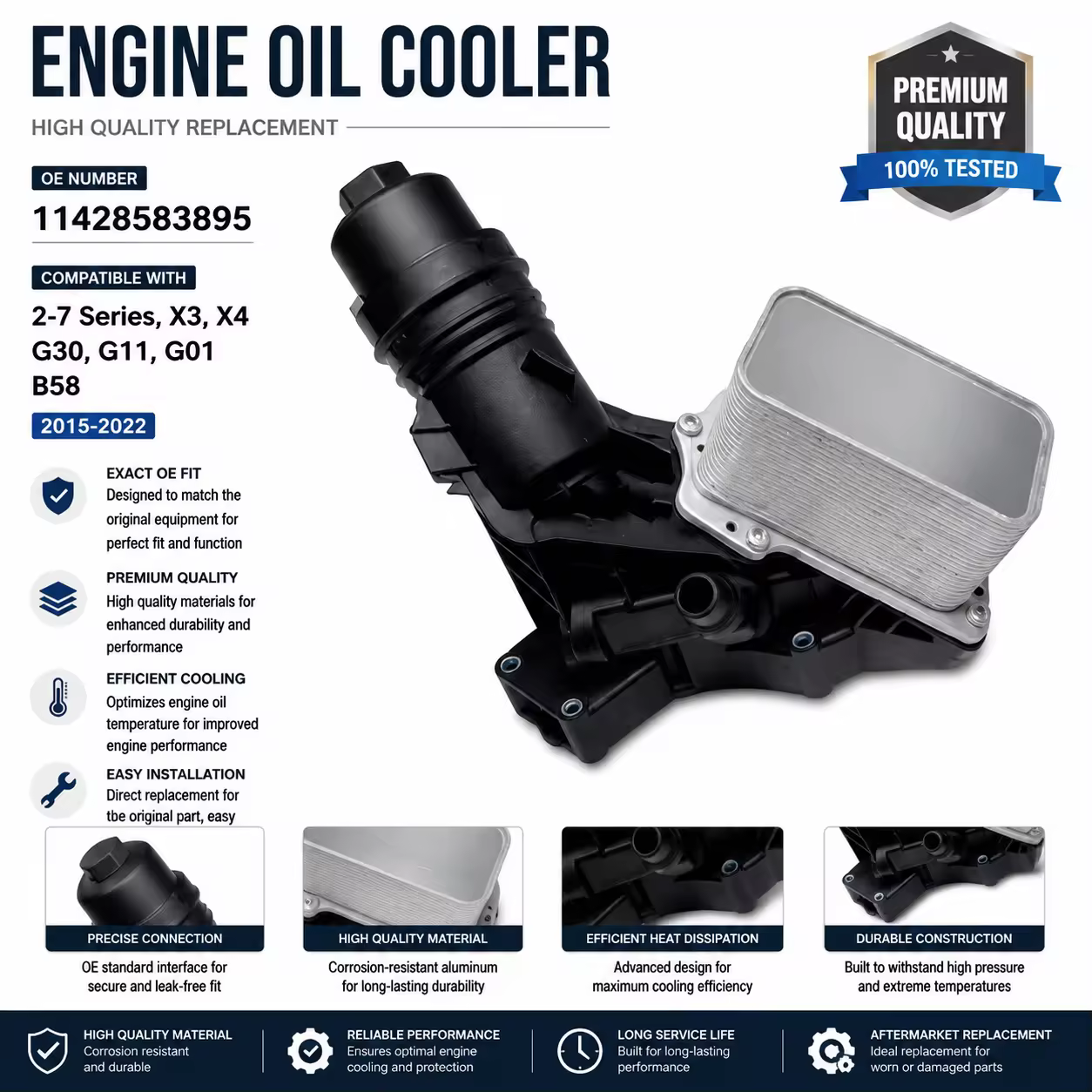 Oil Filter Housing for BMW (E46 / E60)