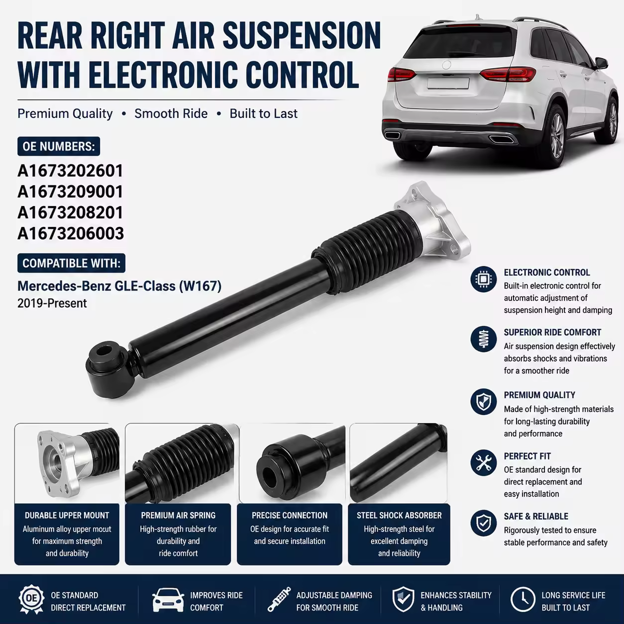 Shock Absorber for Mercedes-Benz GLE (W167)