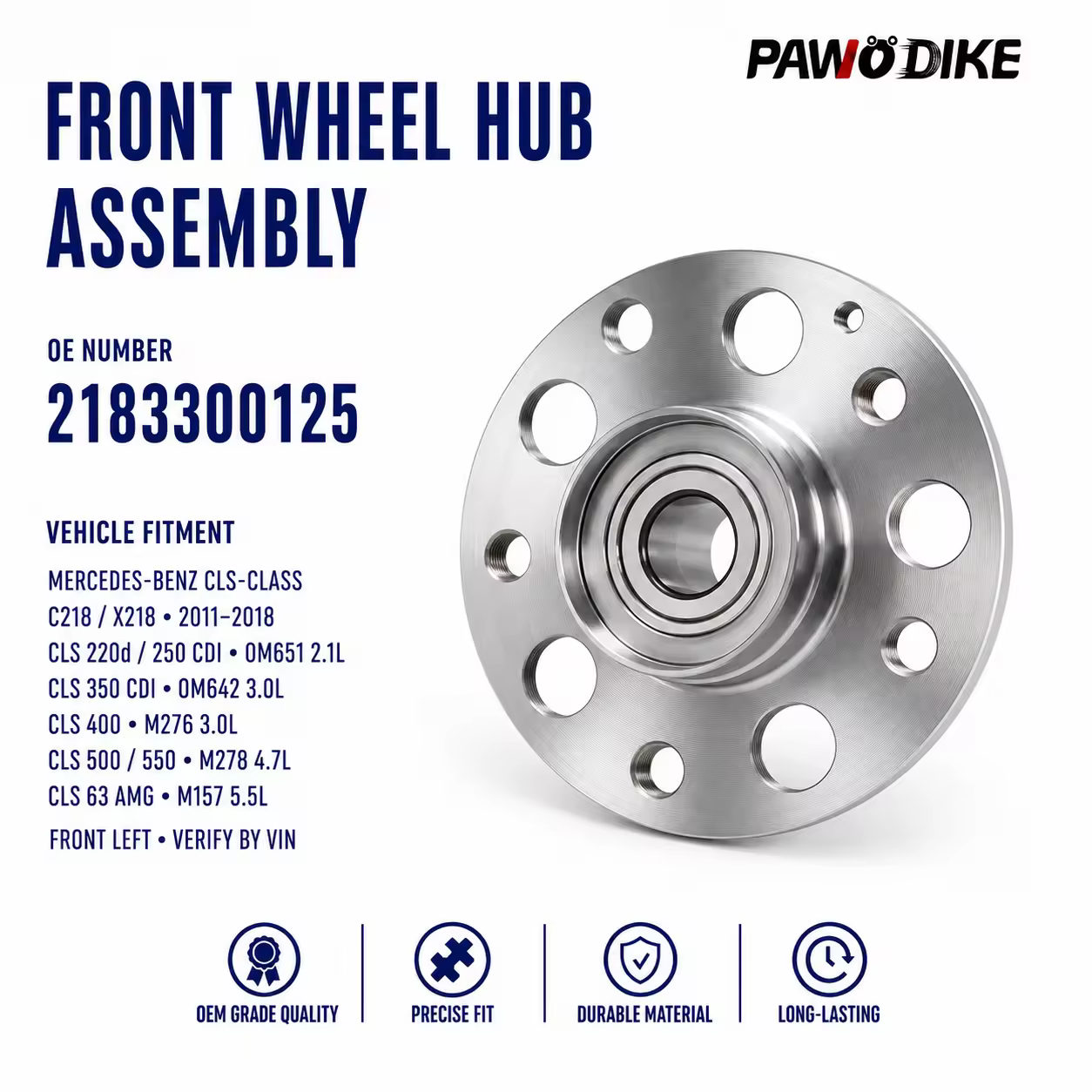 Wheel Hub Bearing for Mercedes-Benz CLS (W218)