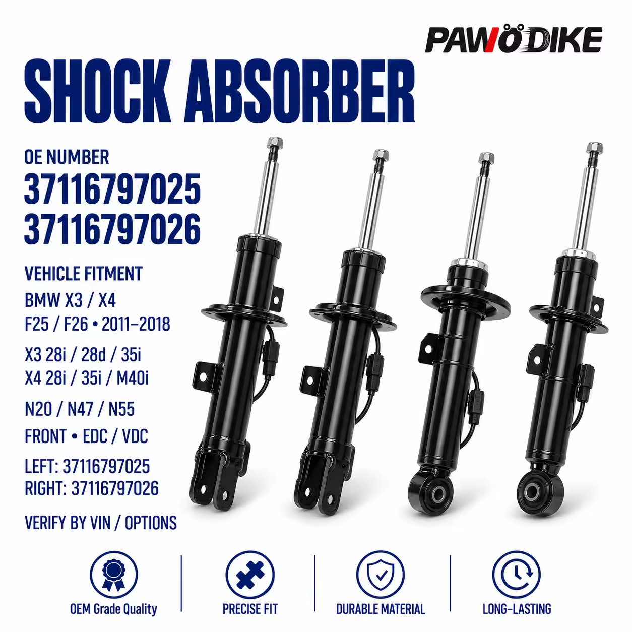 Shock Absorber for BMW (F25 / F26 / F30)
