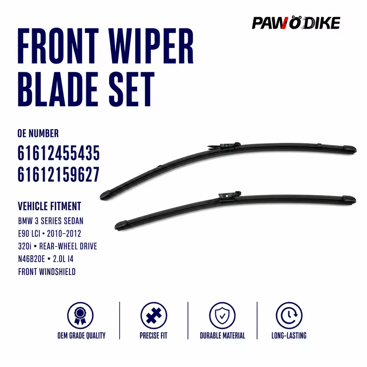 Wiper for BMW 3 Series (E90)