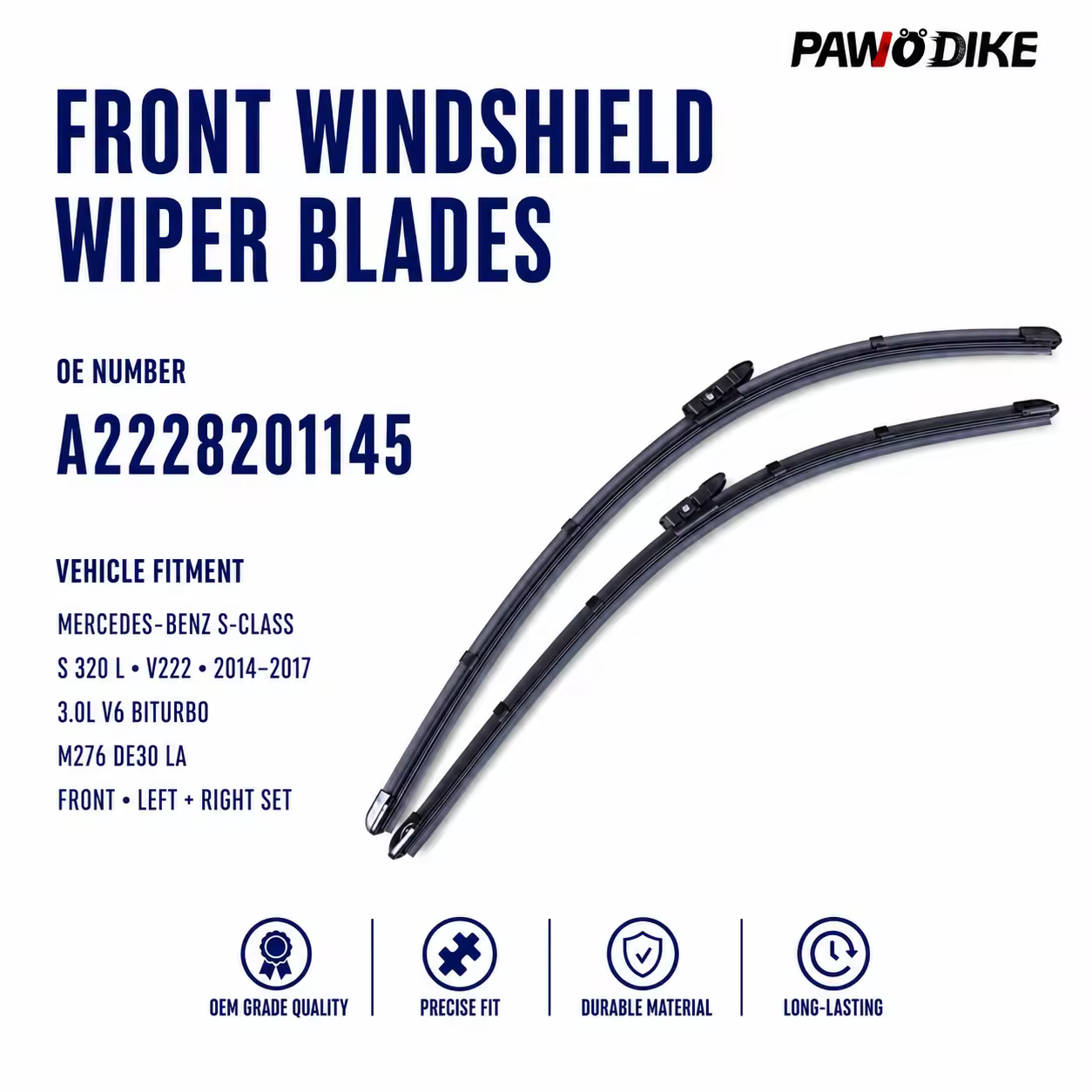 Wiper Blade for Mercedes-Benz S-Class (W222)