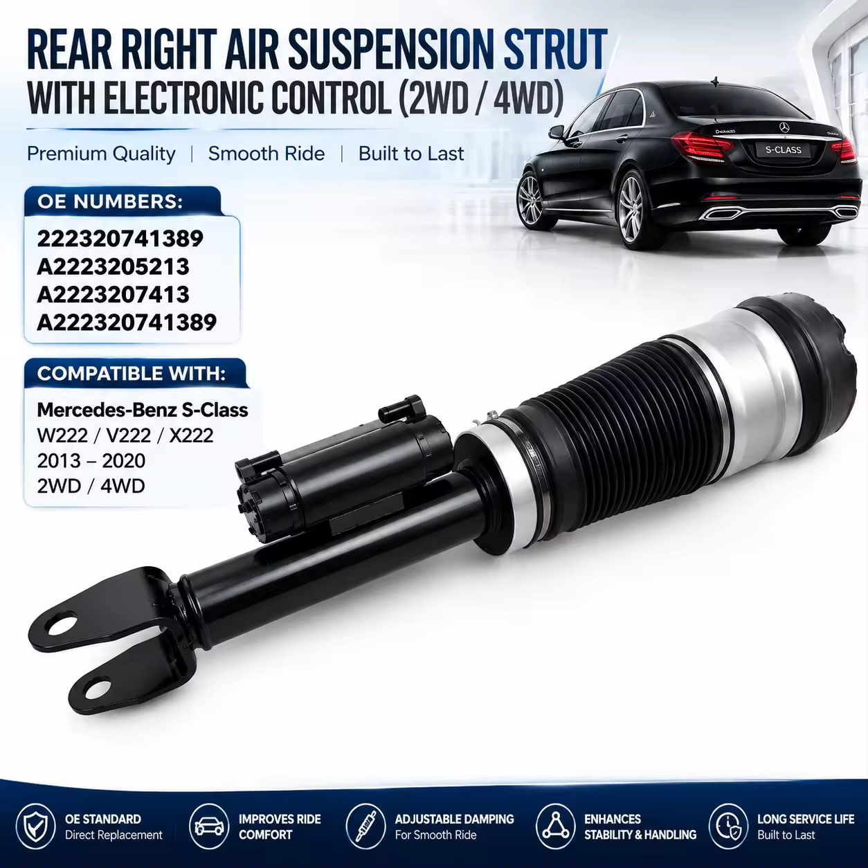 Shock Absorber for Mercedes-Benz S-Class (W222)