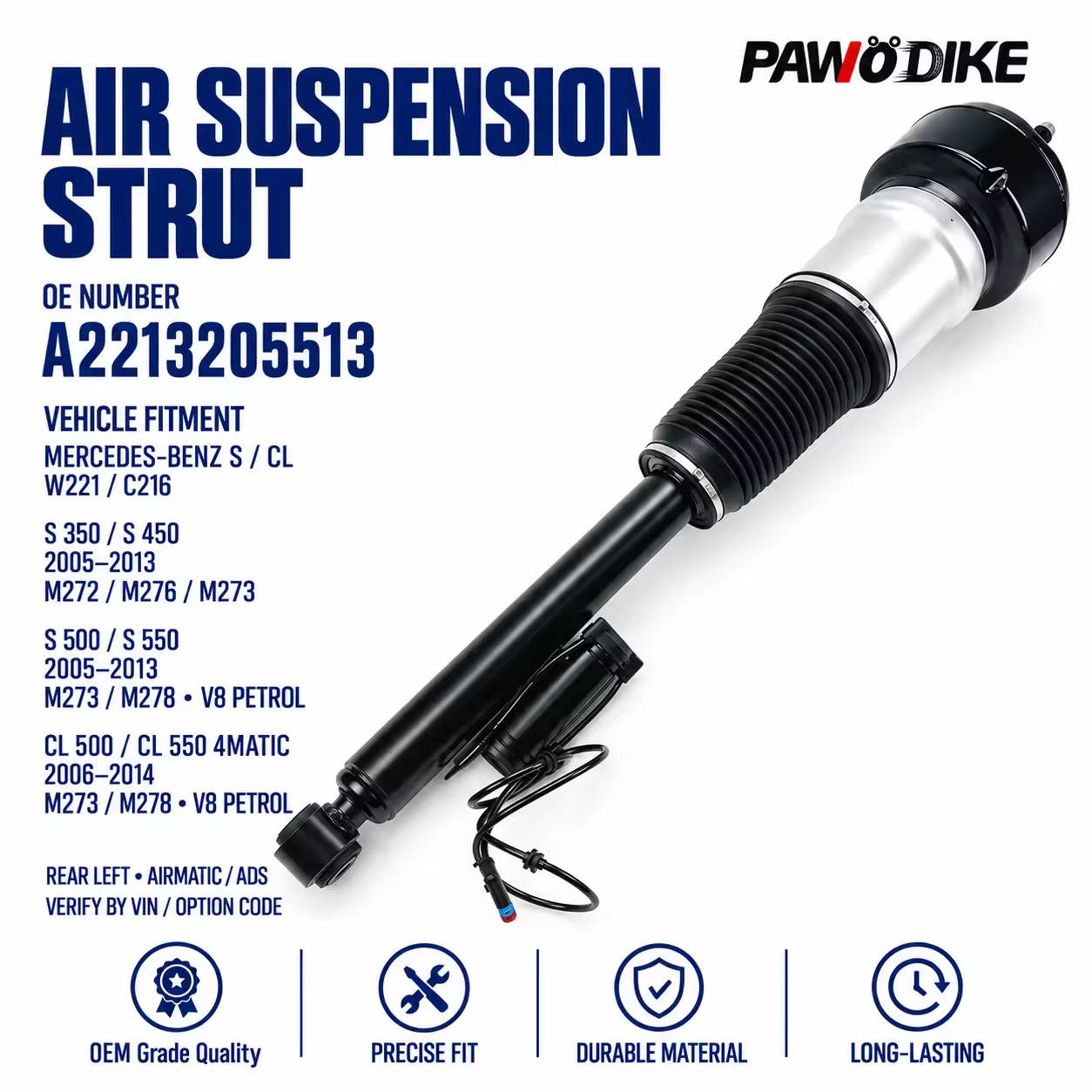 Shock Absorber for Mercedes-Benz S-Class (W221)