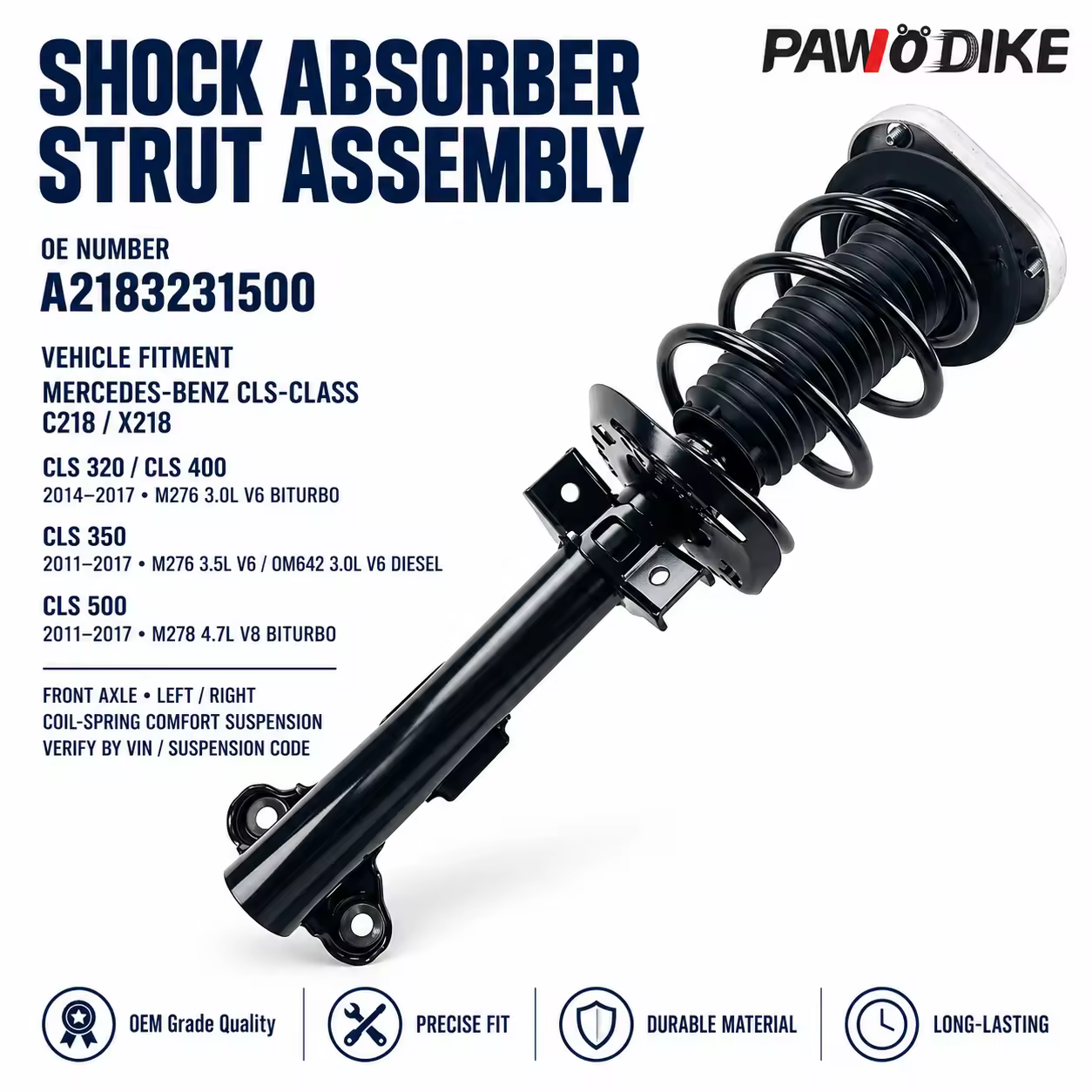 Shock Absorber for Mercedes-Benz (W218 / W220) — view 7