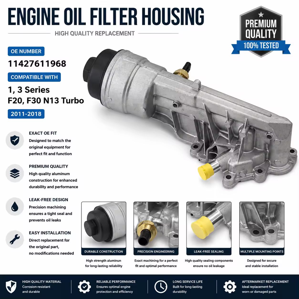 Oil Filter Housing for BMW (E46 / E60)