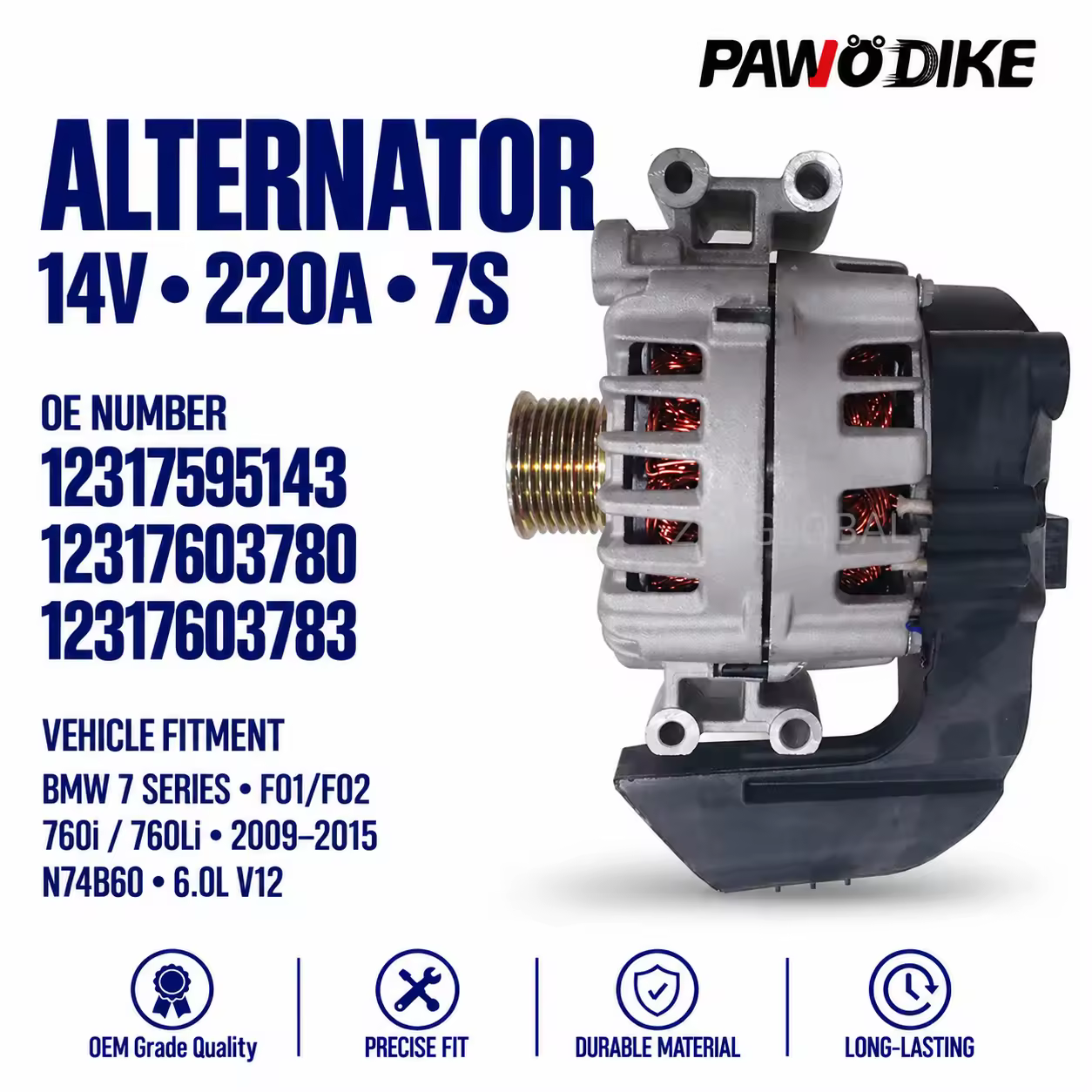 Alternator for BMW 7 Series