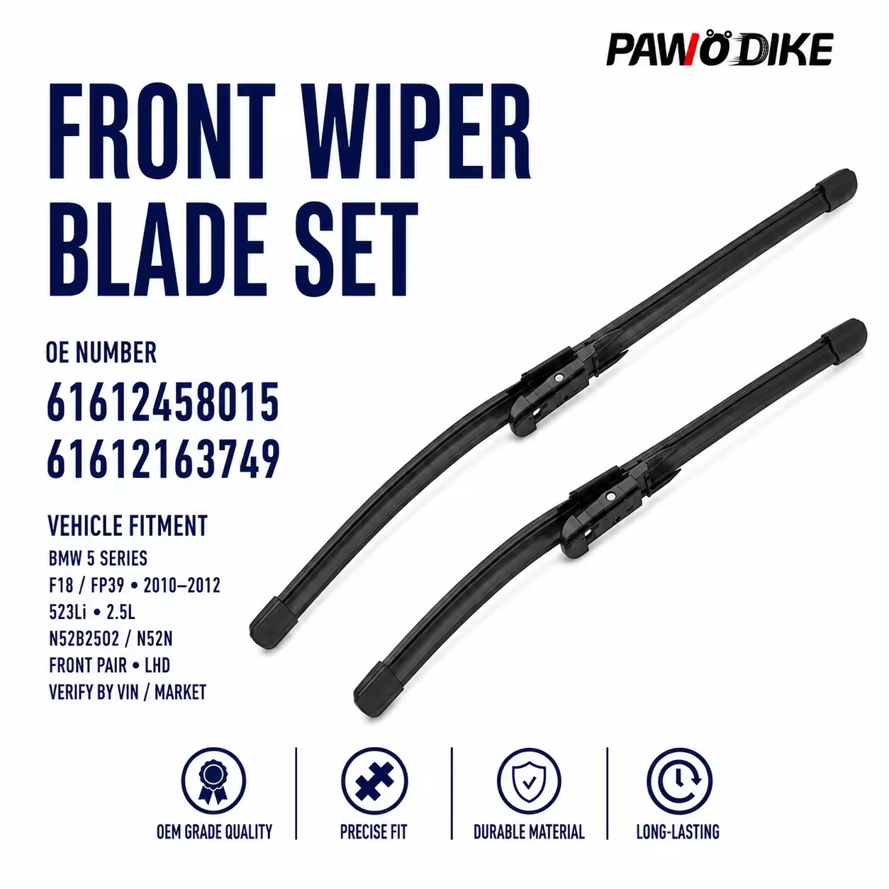 Wiper for BMW 5 Series (E60)