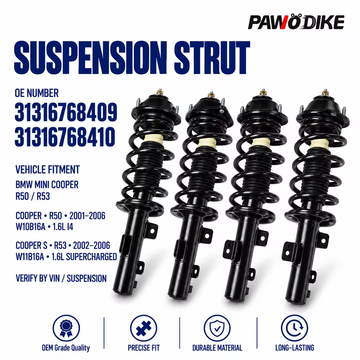 Shock Absorber for MINI Cooper (R50)