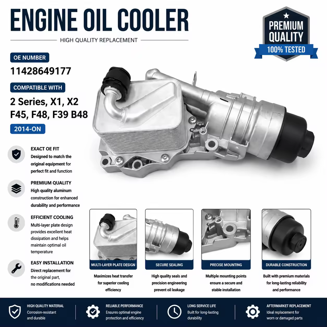 Oil Filter Housing for BMW (E46 / E60)