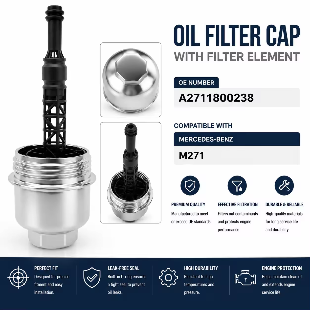 Oil Filler Cap for Mercedes-Benz (chassis to be confirmed)