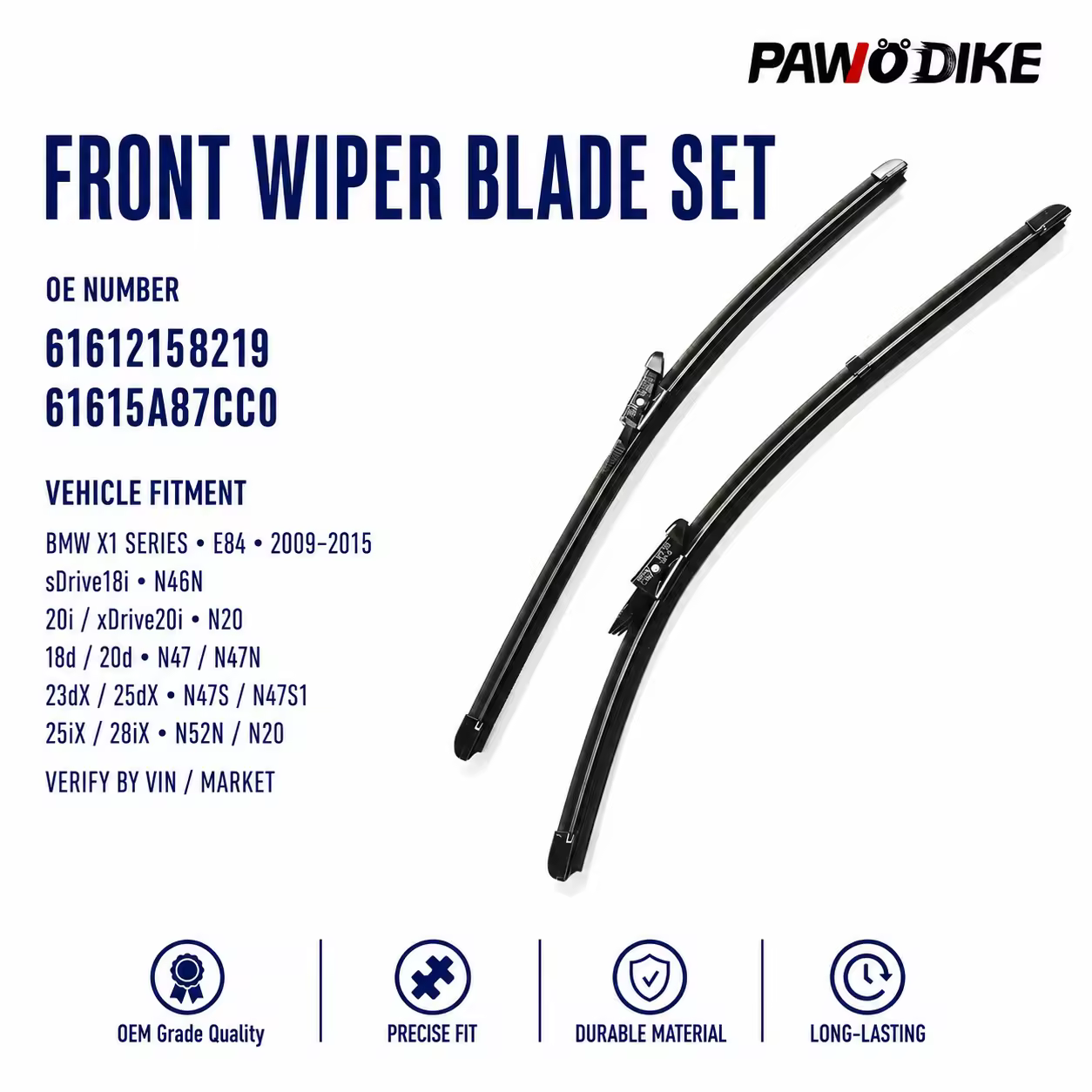 Wiper Blade for BMW X1 (E84)