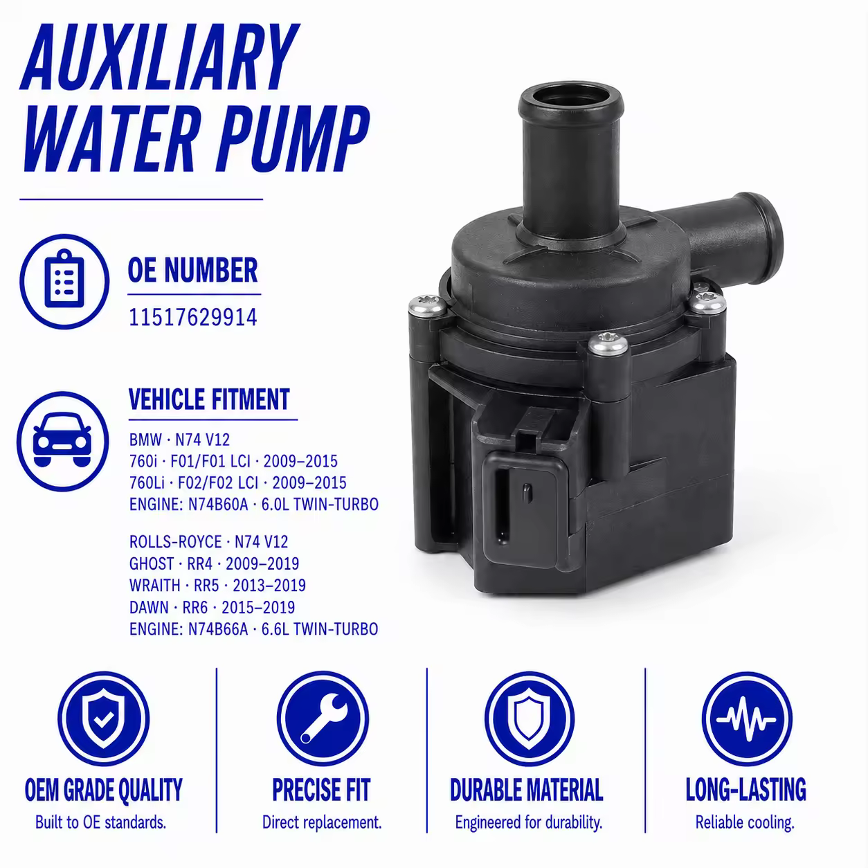 Cooling Pump for BMW (F01 / F02)