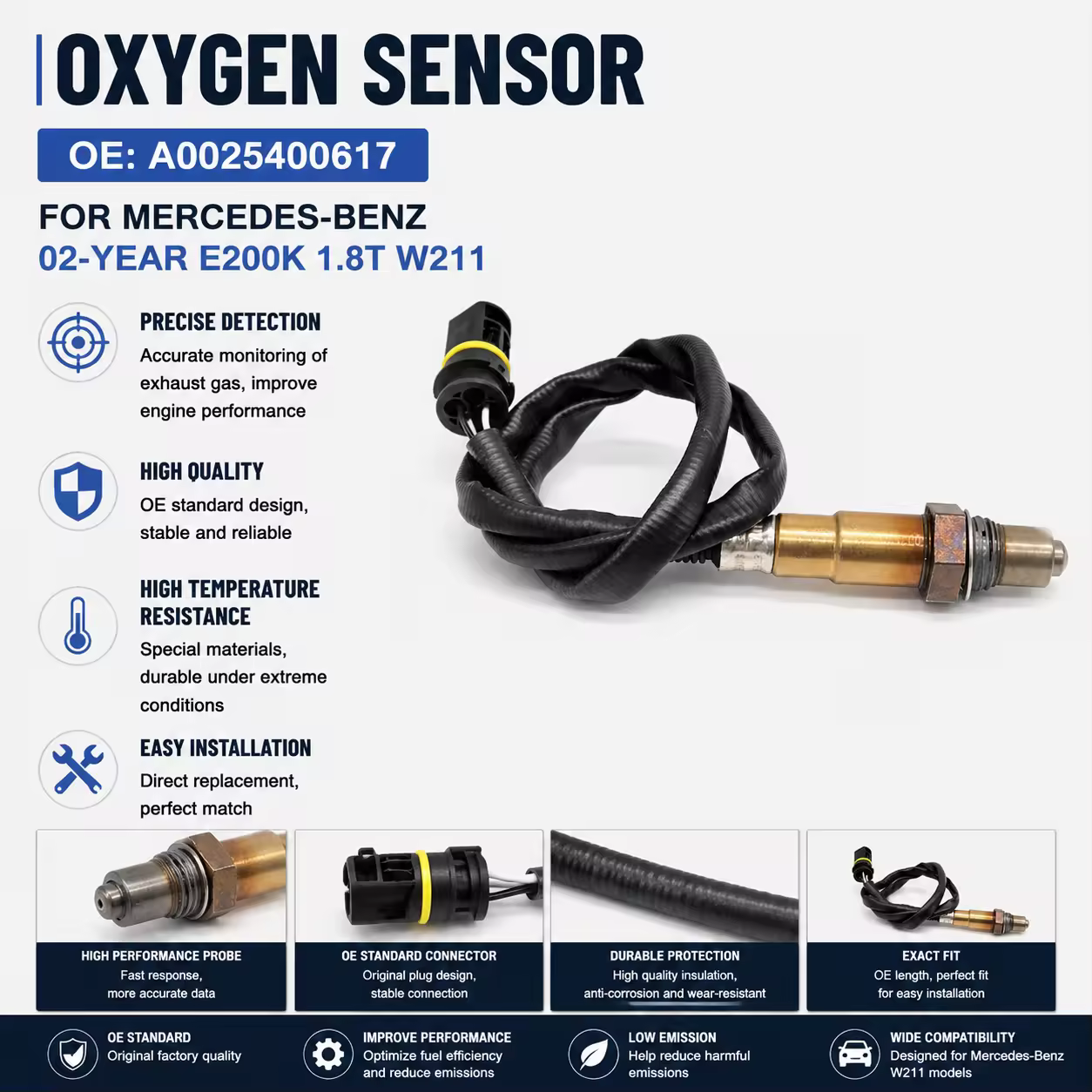Oxygen Sensor for Mercedes-Benz E-Class (W211)