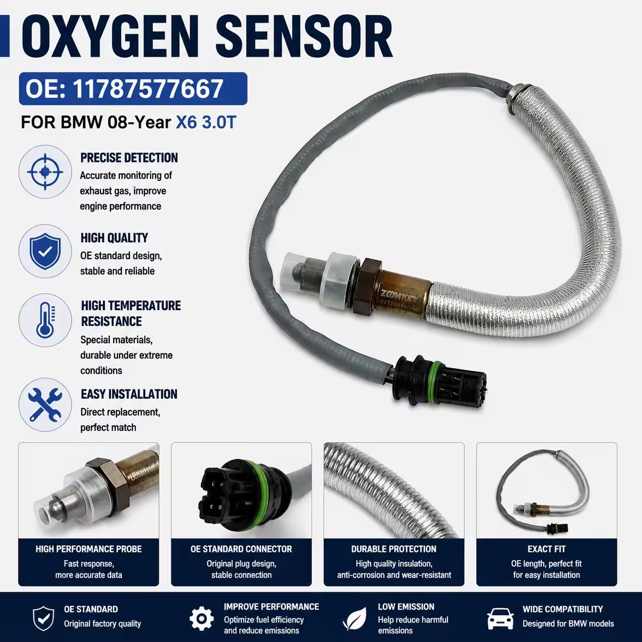 Oxygen Sensor for BMW X6 — view 7