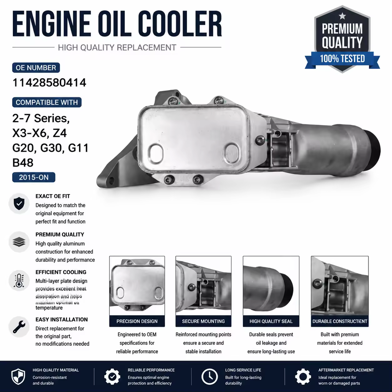 Oil Filter Housing for MINI (chassis to be confirmed) — view 7