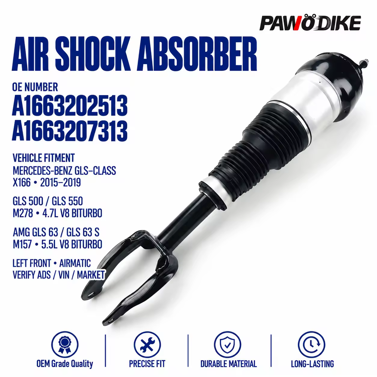 Shock Absorber for Mercedes-Benz M-Class / GLE (W166) — view 7