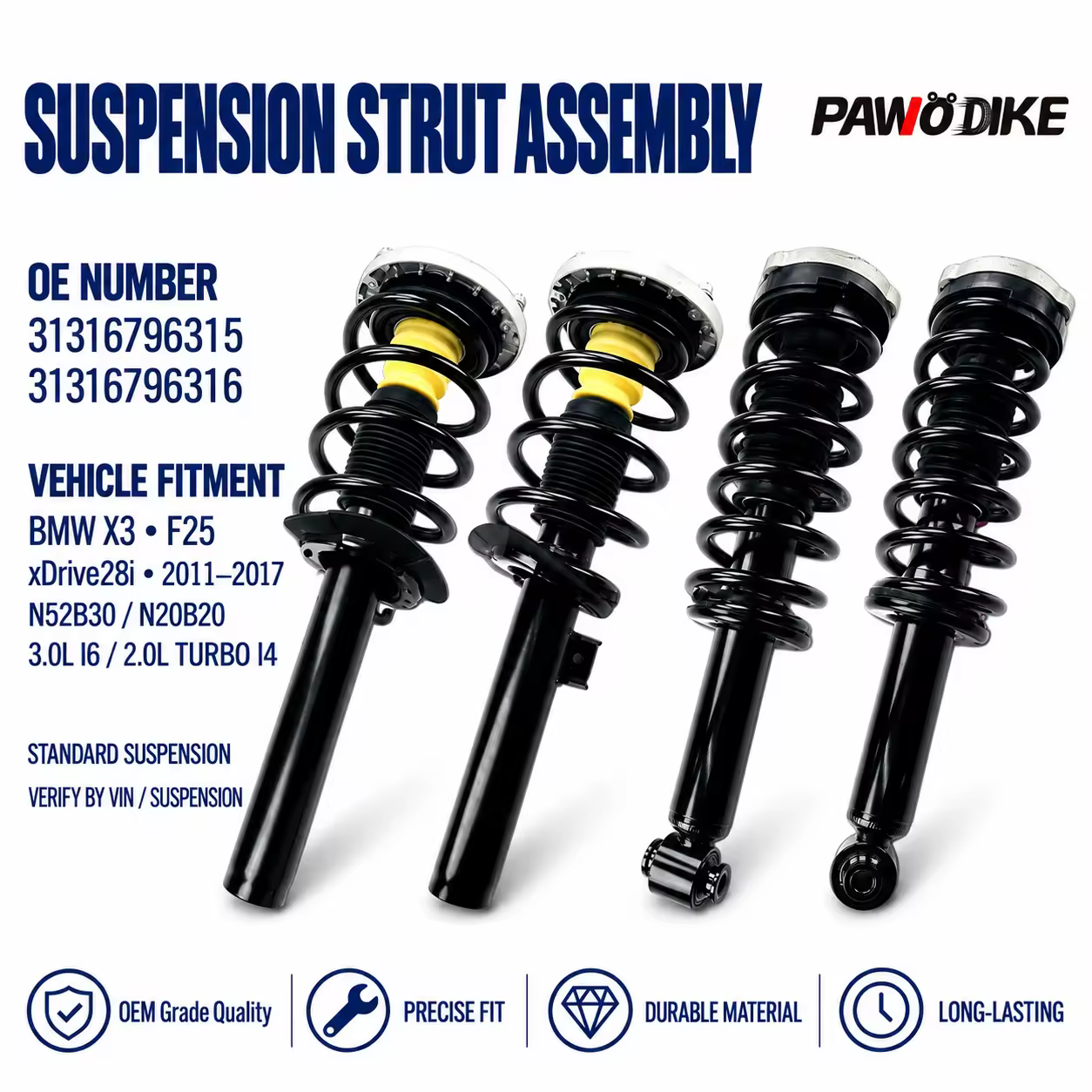 Shock Absorber for BMW X3 (F25)
