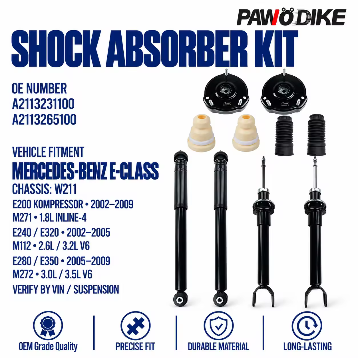 Shock Absorber for BMW 5 Series (E60) — view 7