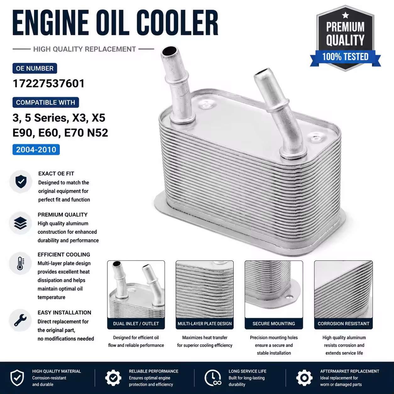 Oil Filter Housing for BMW (E46 / E60)