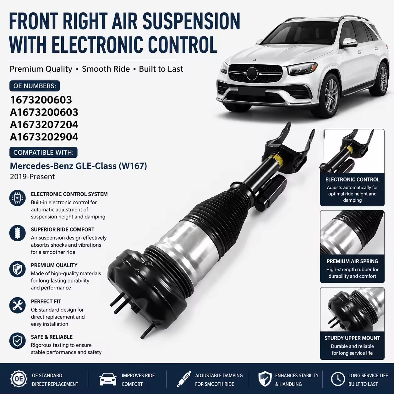 Shock Absorber for Mercedes-Benz GLE (W167)