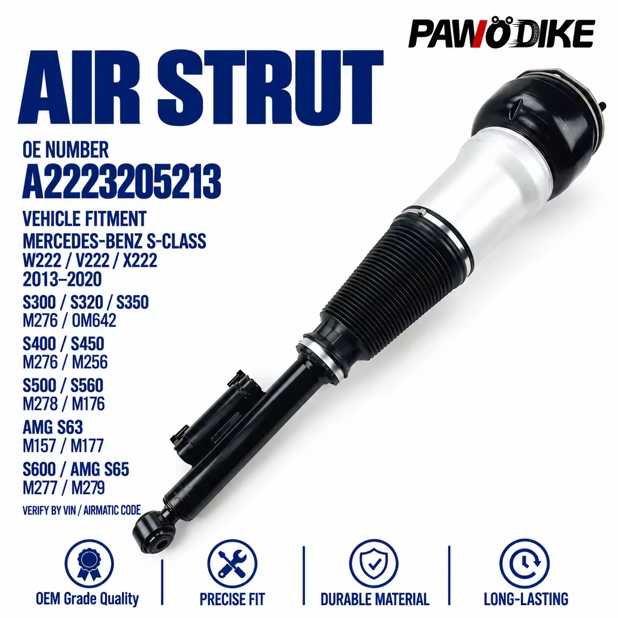 Shock Absorber for Mercedes-Benz S-Class (W222)