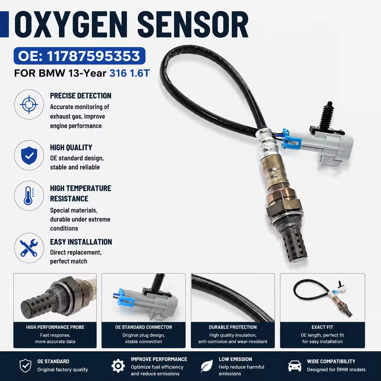 Oxygen Sensor for BMW (chassis to be confirmed)