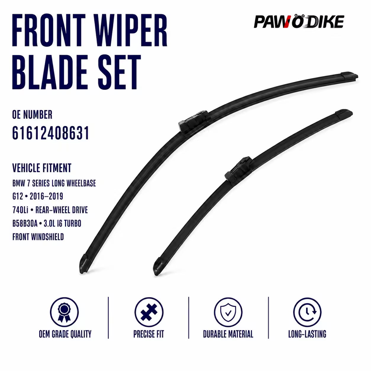 Wiper for BMW 7 Series Li (G12)