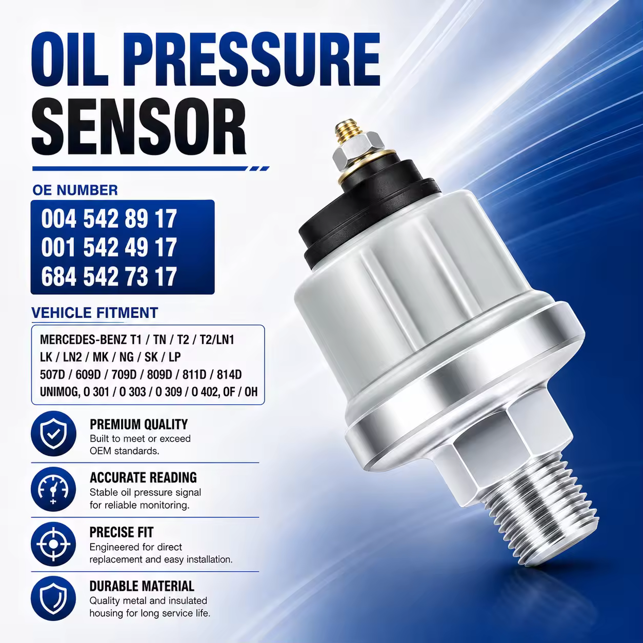 Pressure Sensor for Mercedes-Benz (chassis to be confirmed)