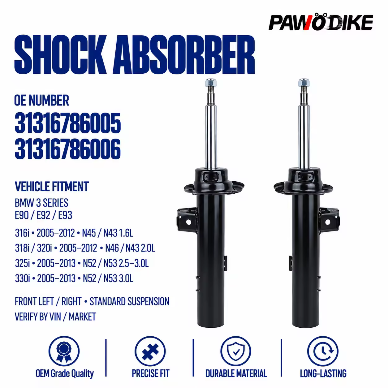 Shock Absorber for BMW (E90 / E92 / E93)