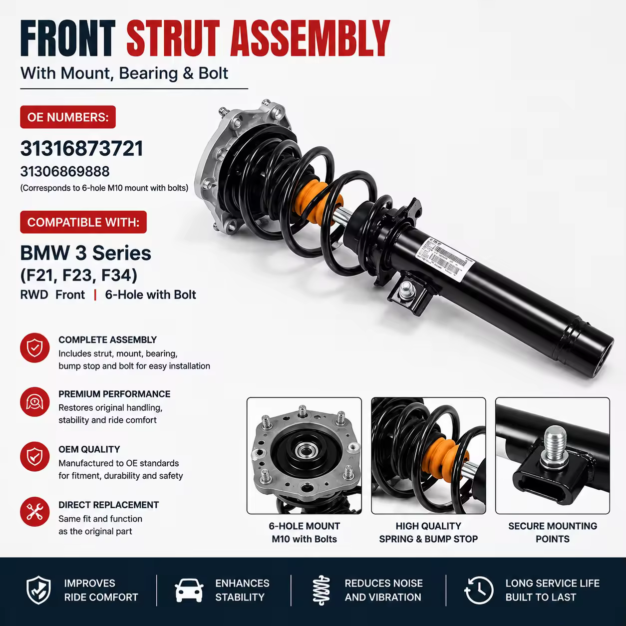 Shock Absorber for BMW (F21 / F23 / F34)