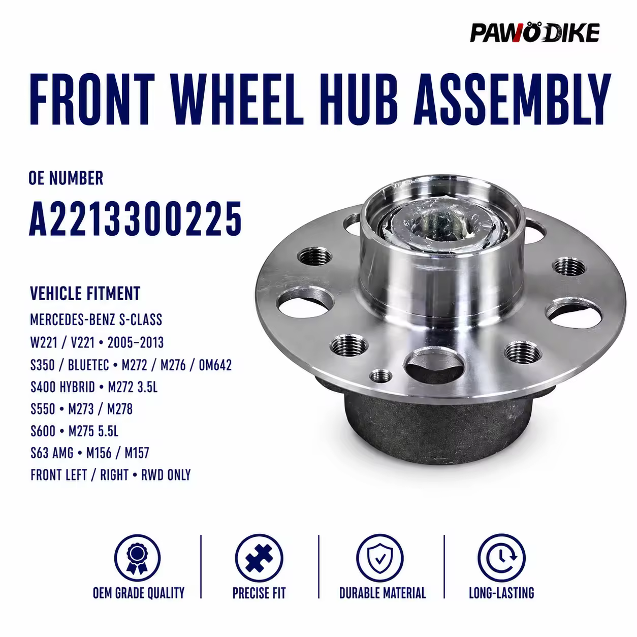 Wheel Hub Bearing for Mercedes-Benz S-Class (W221)