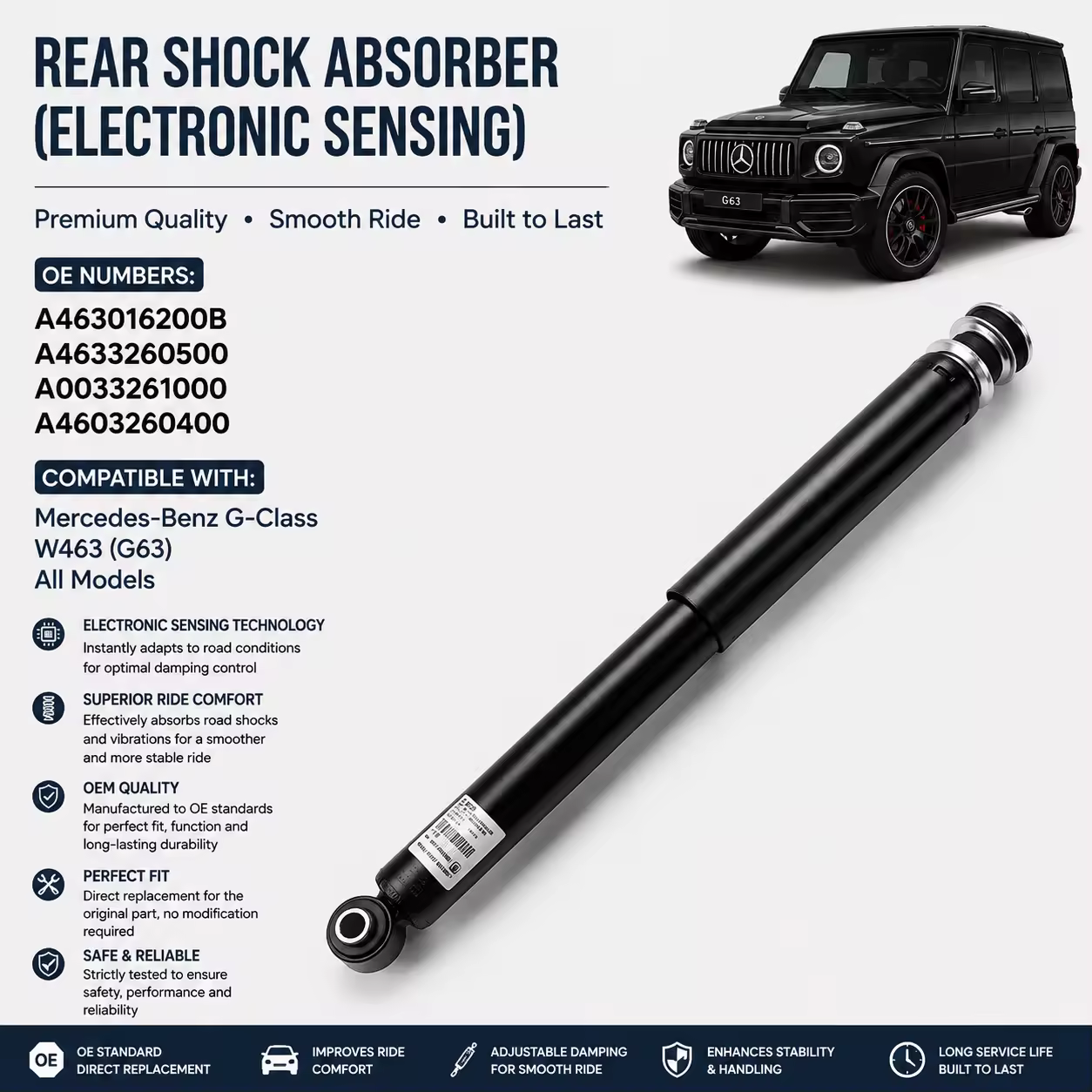 Shock Absorber for Mercedes-Benz (chassis to be confirmed)