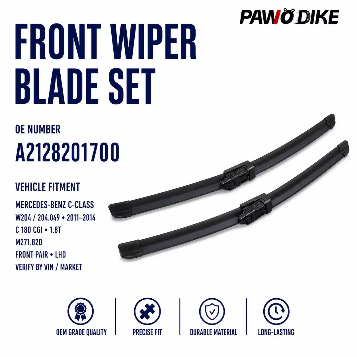 Windscreen Blade for Mercedes-Benz E-Class (W212)