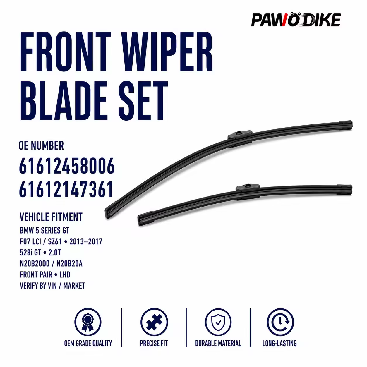 Wiper for BMW 5 Series GT (F07)