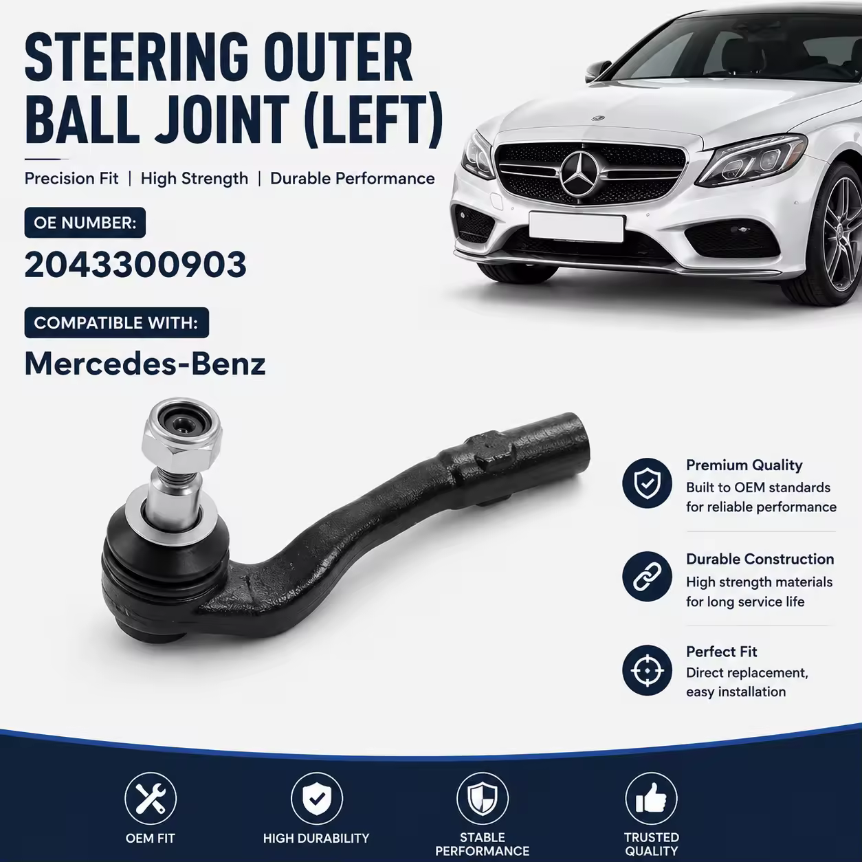 Ball Joint for Mercedes-Benz C-Class (W204)
