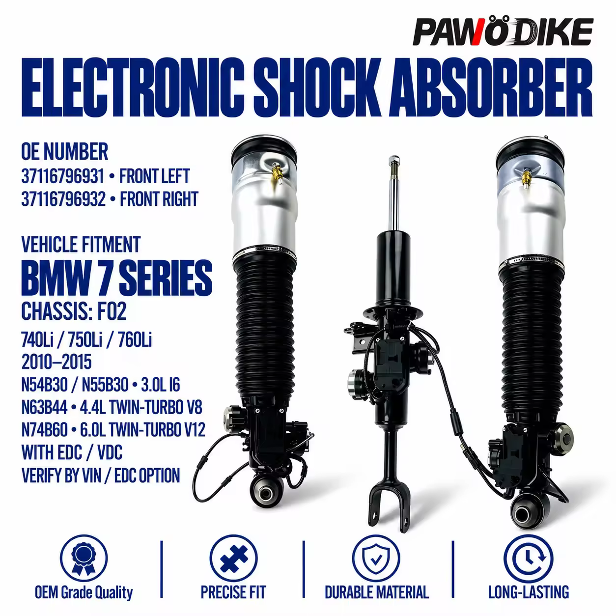 Air Suspension for BMW 7 Series Li (F02) — view 7