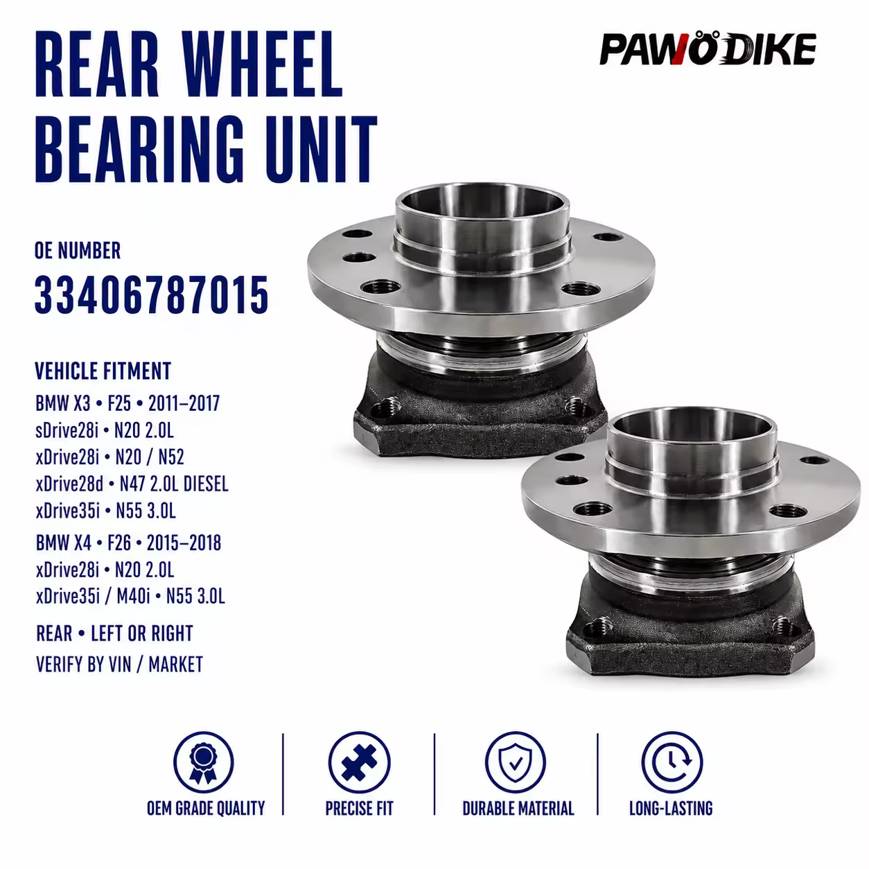 Wheel Hub Bearing for BMW (F25 / F26)
